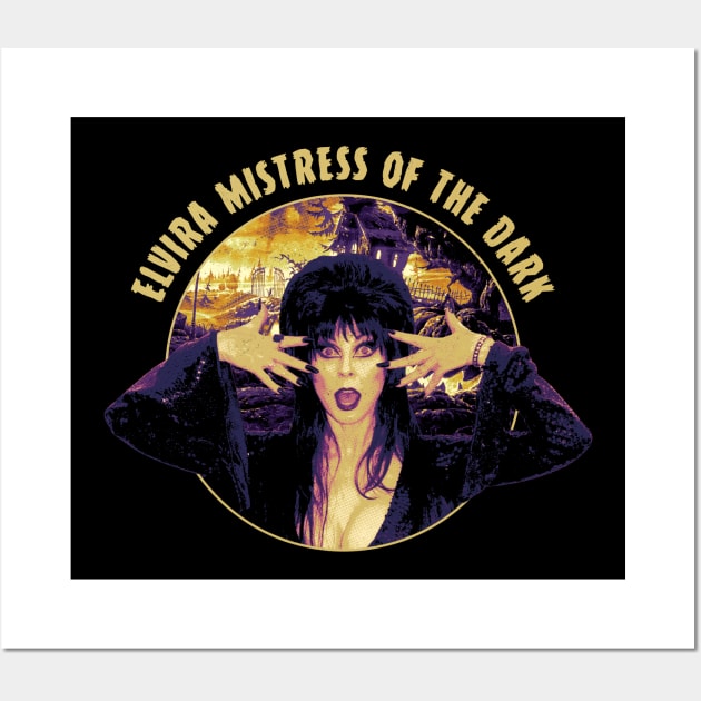 Elvira Mama Creepy Classic Wall Art by OrcaDeep